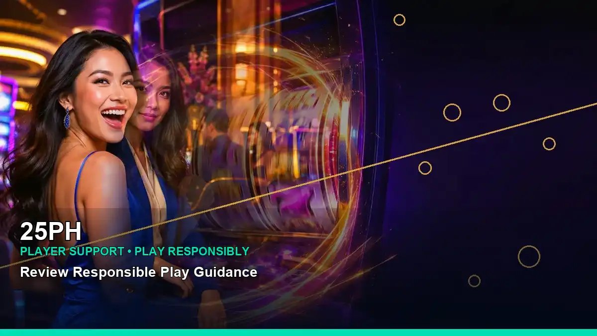 25PH high-energy lounge VIP casino rewards in a left-framed layout for Philippine players